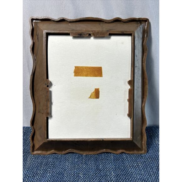 Vintage Plastic Framed Dog Print West Highland White Terrier 7” x 6” - Picture 5 of 7